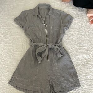 Abercrombie stripe romper